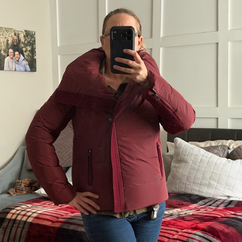 Velvet trimmed Mackage Coat